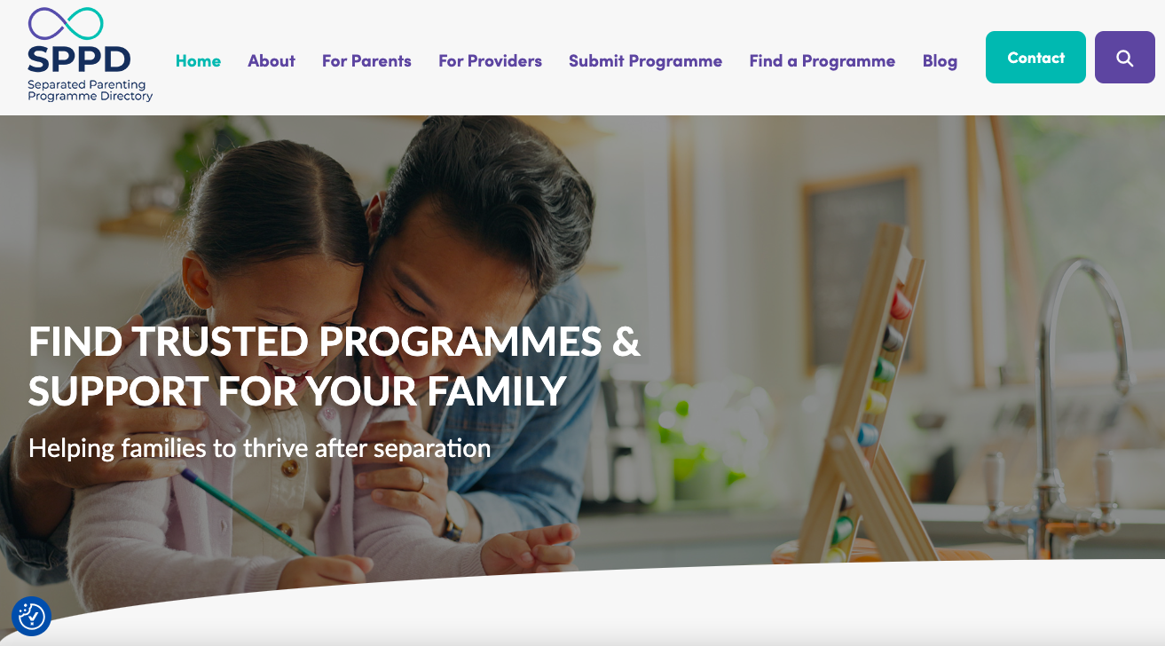 Image of the SPPD website homepage