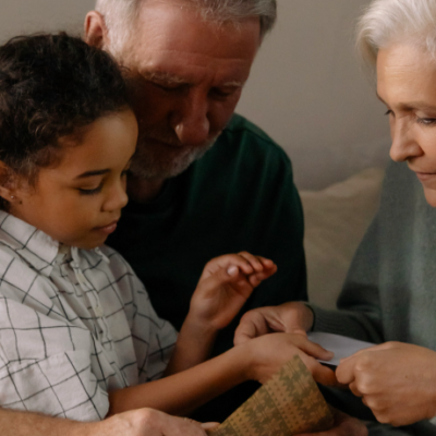 Grandparents with Grandchild