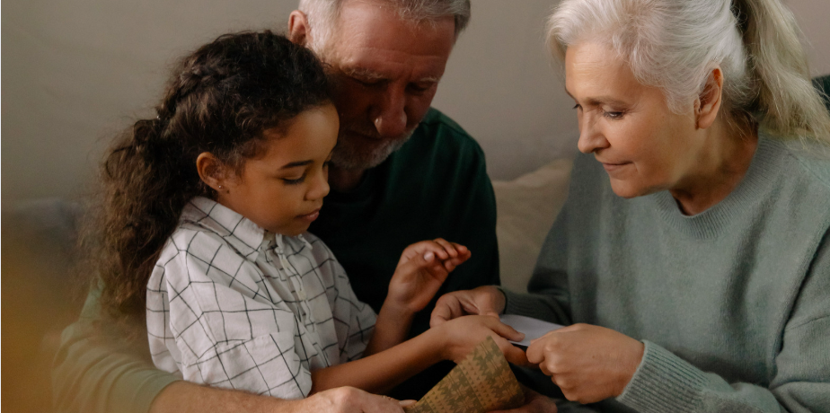 Grandparents with Grandchild